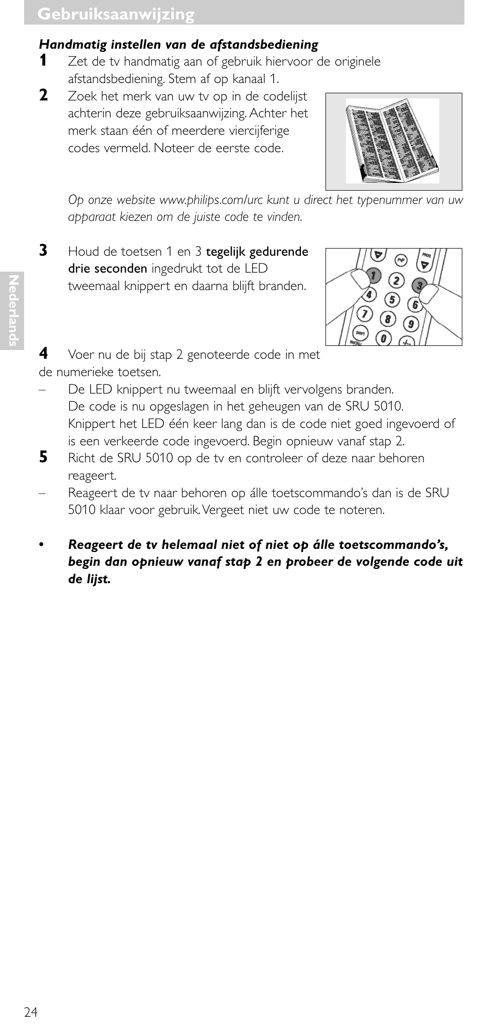 Gebruiksaanwijzing | Philips Universal-Fernbedienung User Manual | Page 23 / 63