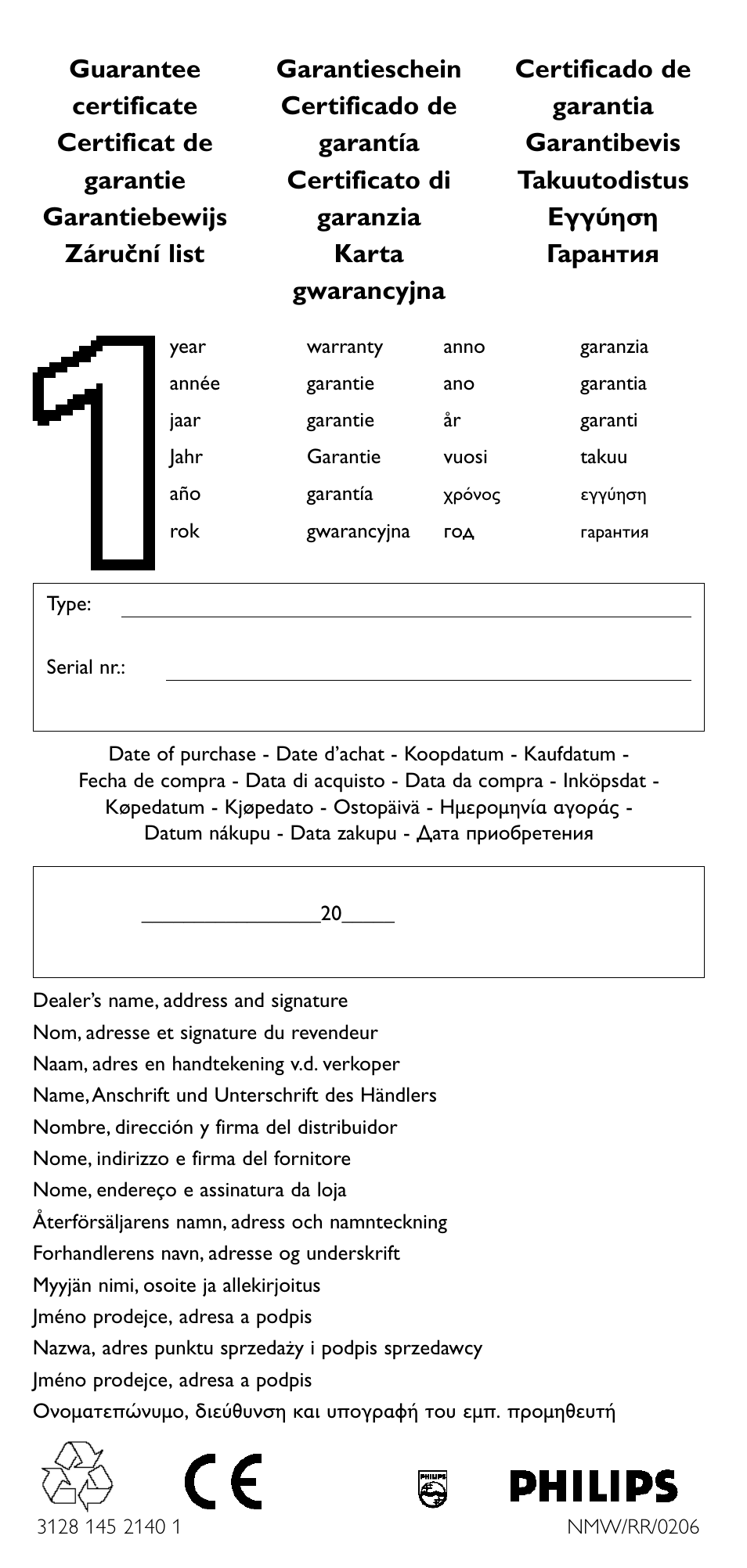 Philips Universal-Fernbedienung User Manual | Page 63 / 63