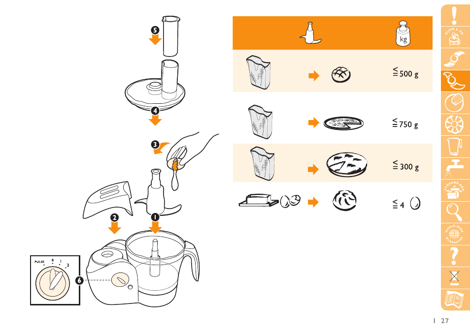 Philips Küchenmaschine User Manual | Page 27 / 88