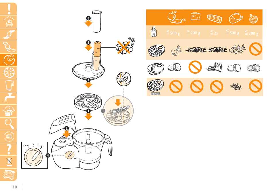 Philips Küchenmaschine User Manual | Page 30 / 88