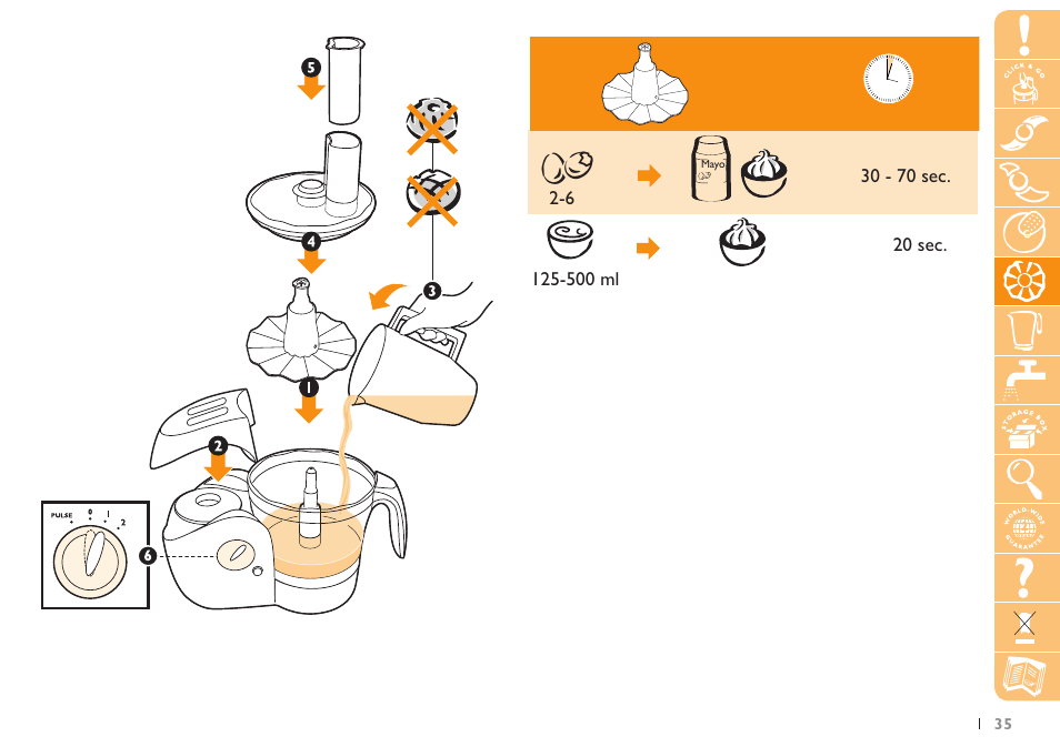 Philips Küchenmaschine User Manual | Page 35 / 88