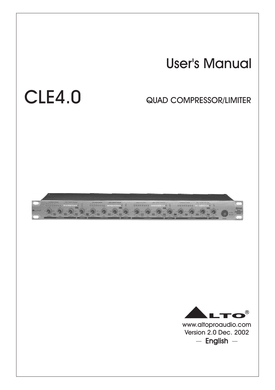 Nilfisk-ALTO CLE4.0 User Manual | 14 pages