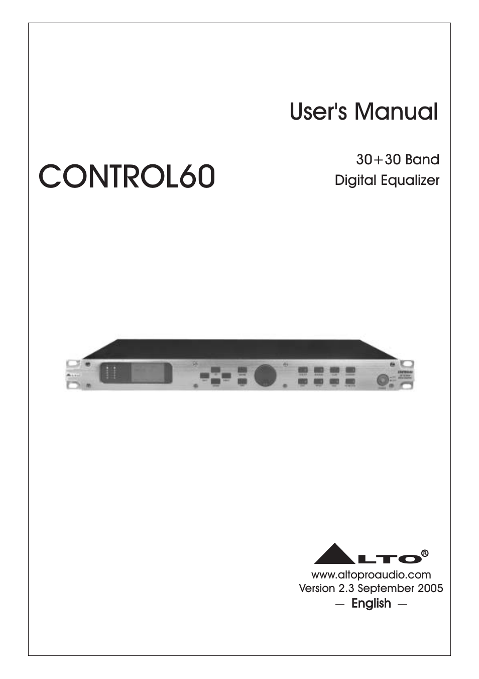 Nilfisk-ALTO CONTROL60 User Manual | 18 pages