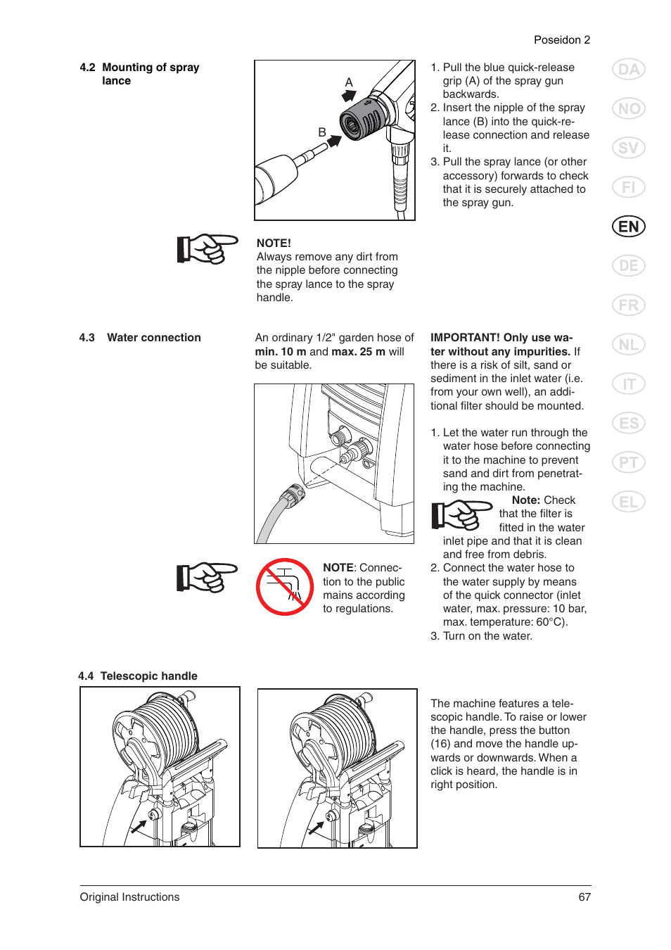 Nilfisk-ALTO POSEIDON 2 User Manual | Page 8 / 18