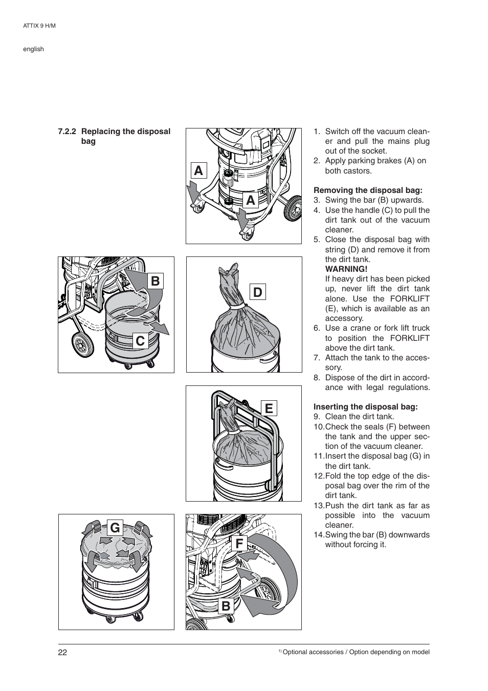 Nilfisk-ALTO ATTIX 965-0H/M SD XC User Manual | Page 23 / 30