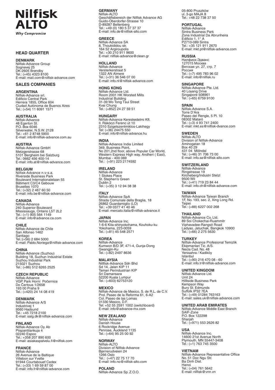 Nilfisk-ALTO ATTIX 965-0H/M SD XC User Manual | Page 30 / 30