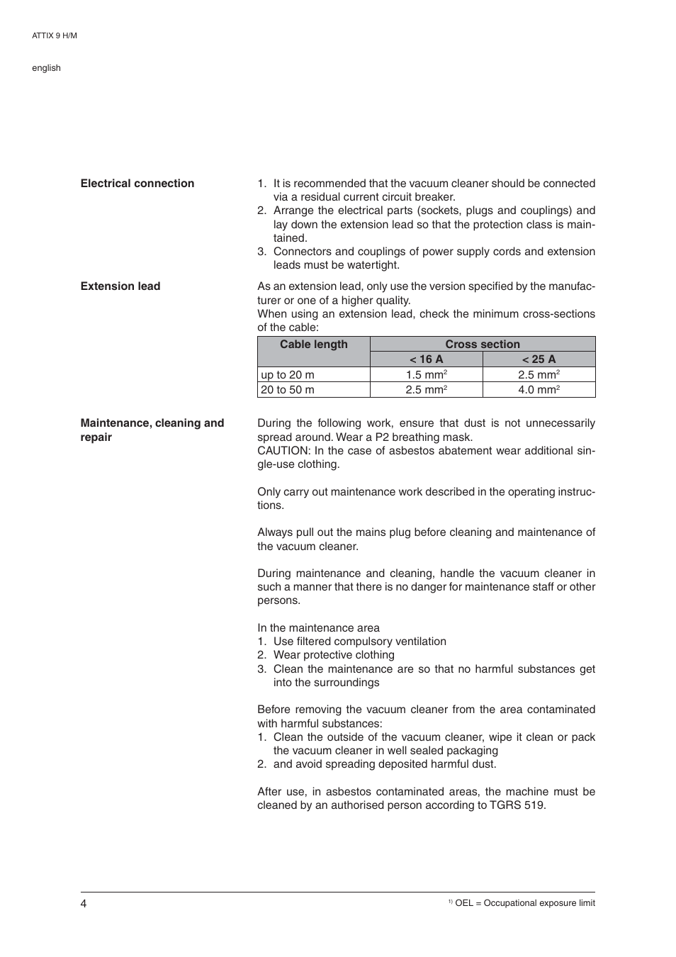 Nilfisk-ALTO ATTIX 965-0H/M SD XC User Manual | Page 5 / 30