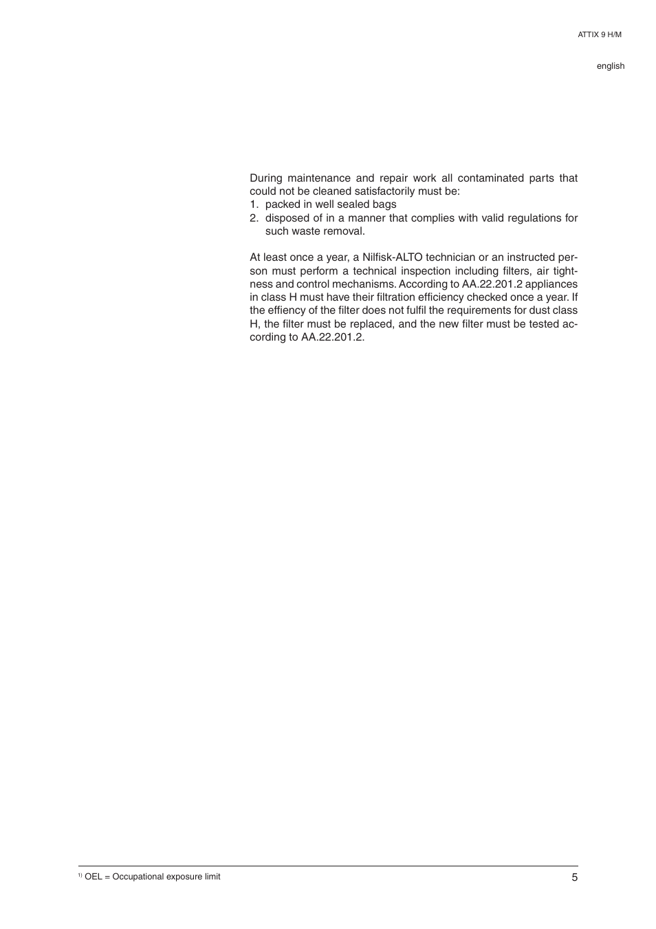 Nilfisk-ALTO ATTIX 965-0H/M SD XC User Manual | Page 6 / 30