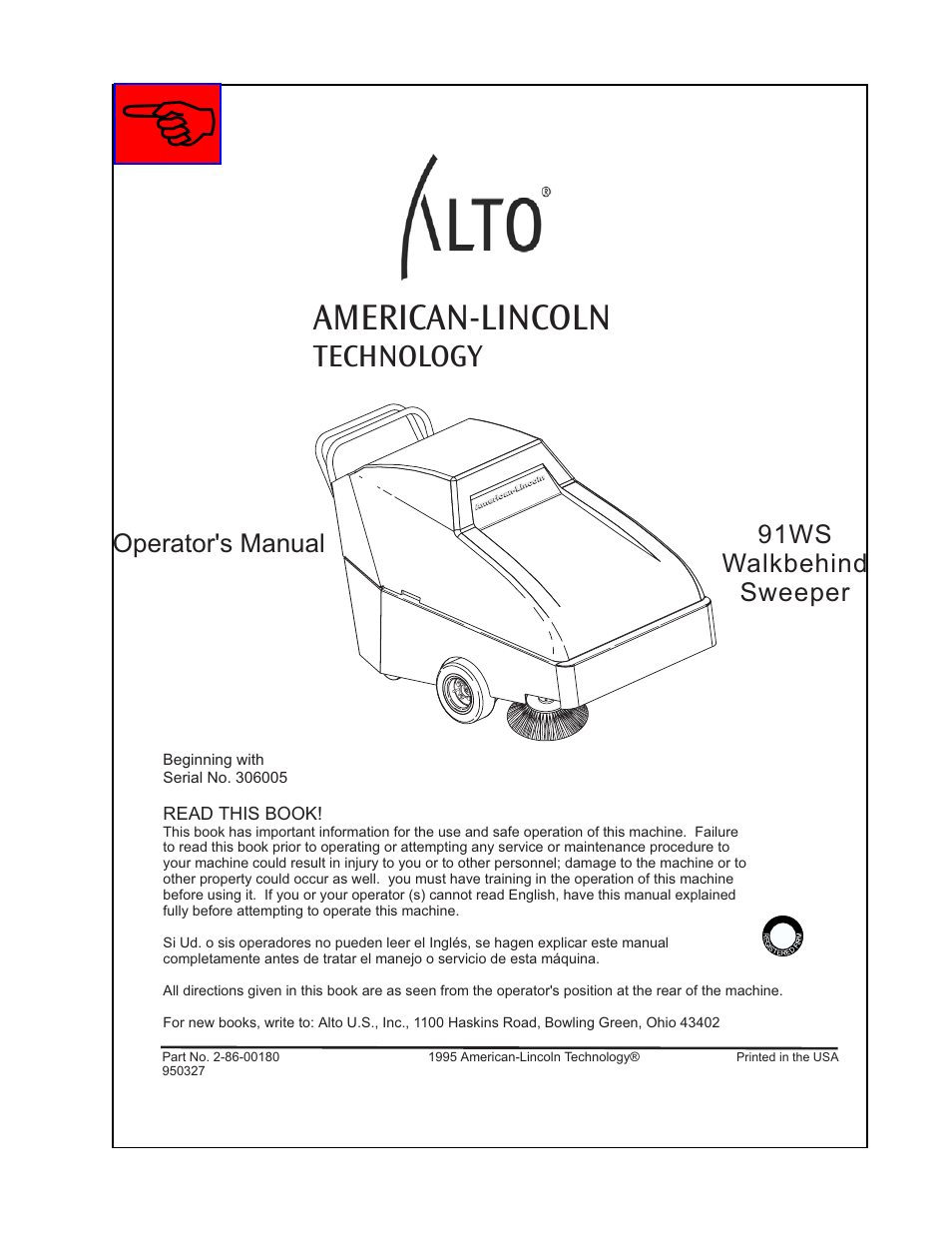 Nilfisk-ALTO 91WS User Manual | 100 pages