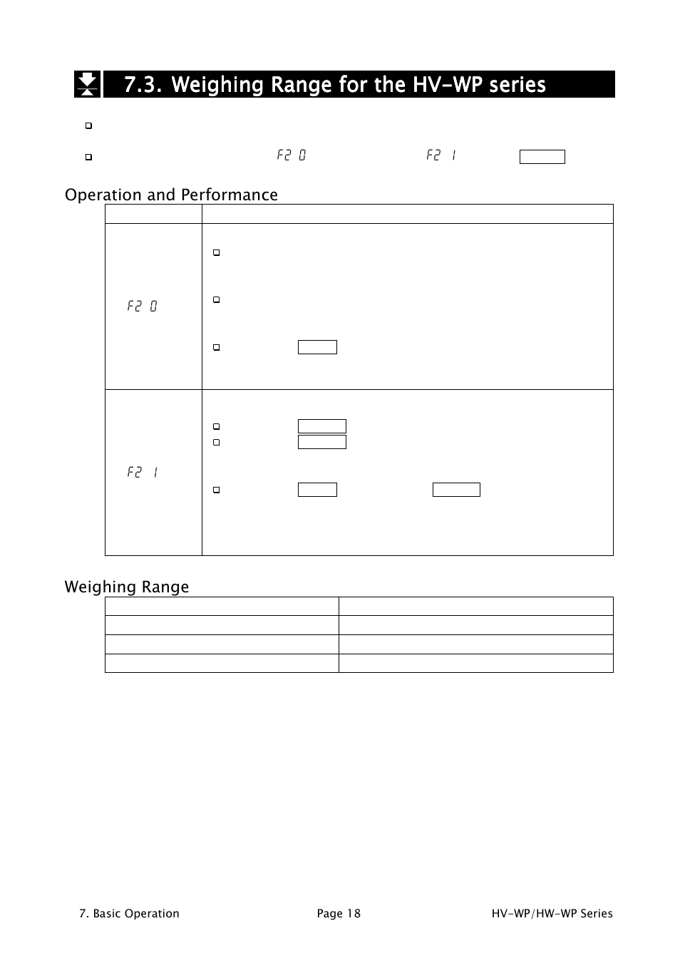 A&D Waterproof Digital Platform Scale HW-60KV-WP User Manual | Page 20 / 72