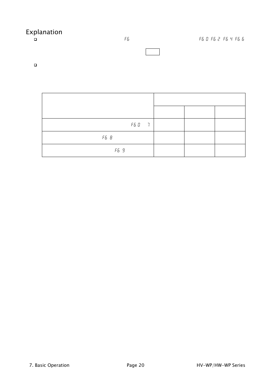 Explanation | A&D Waterproof Digital Platform Scale HW-60KV-WP User Manual | Page 22 / 72