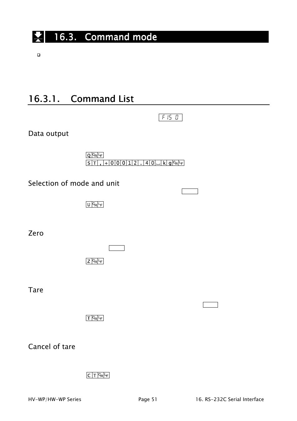 A&D Waterproof Digital Platform Scale HW-60KV-WP User Manual | Page 53 / 72