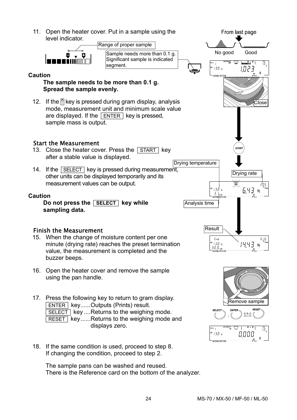 A&D ML-50 User Manual | Page 26 / 74