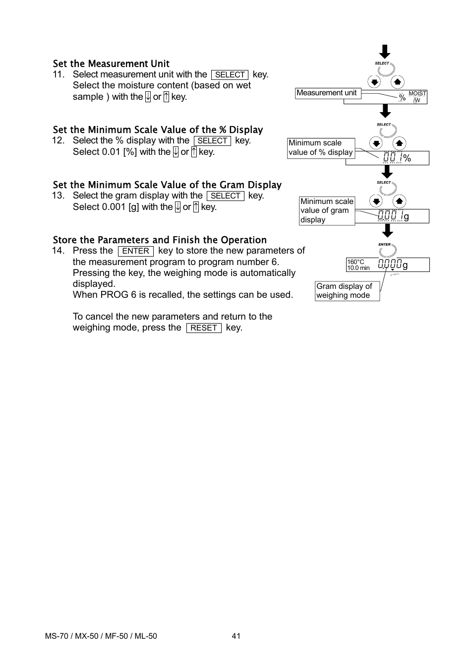 A&D ML-50 User Manual | Page 43 / 74