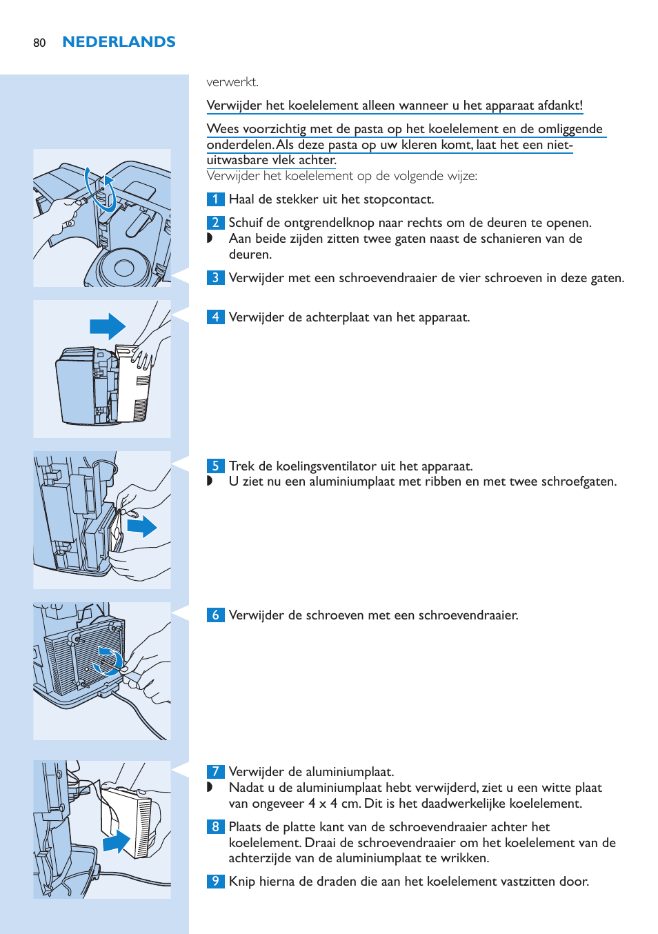 Philips PerfectDraft Bierzapfanlage User Manual | Page 80 / 86