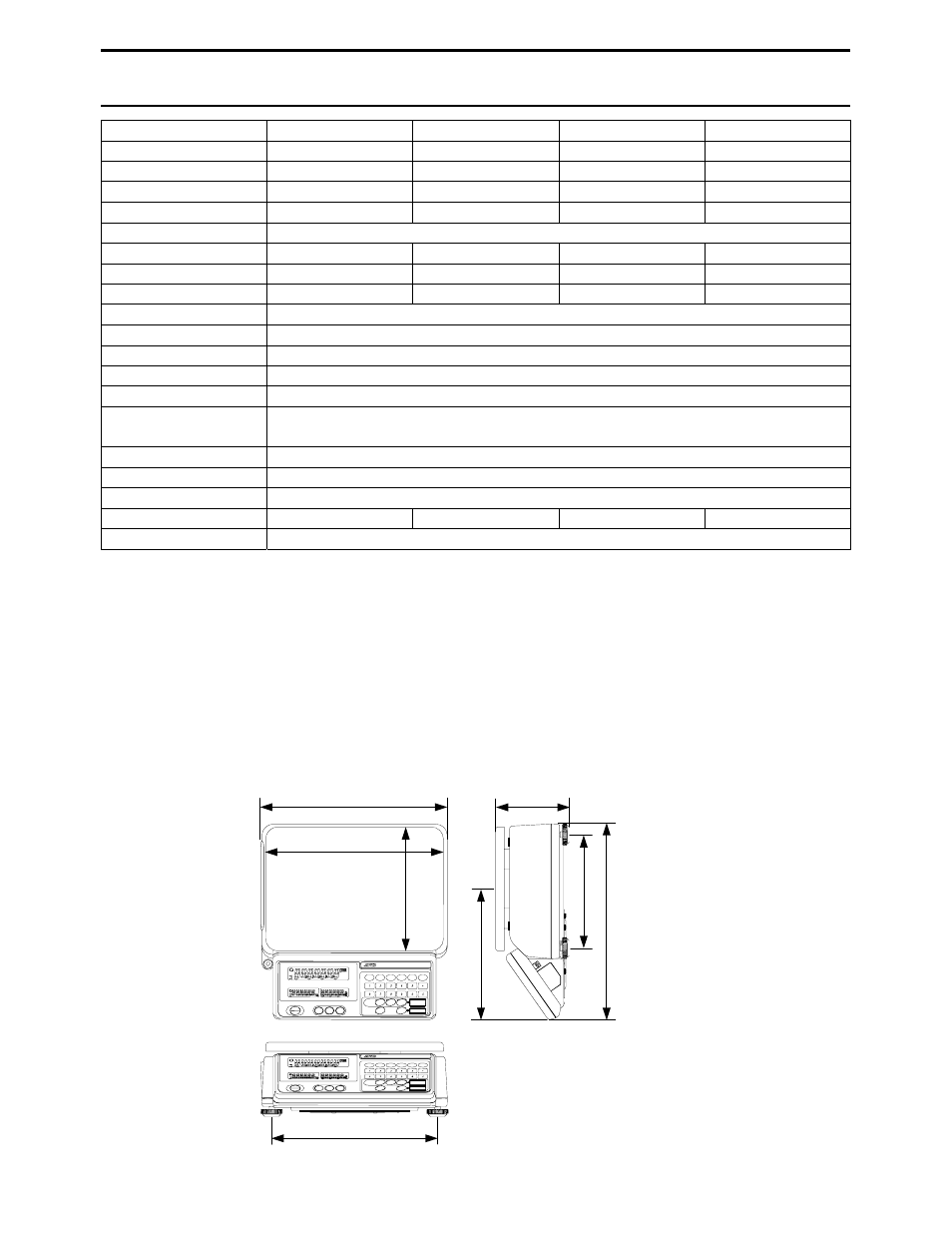 Specifications, Options, Dimensions | A&D Counting Scale HC-15Ki User Manual | Page 56 / 60