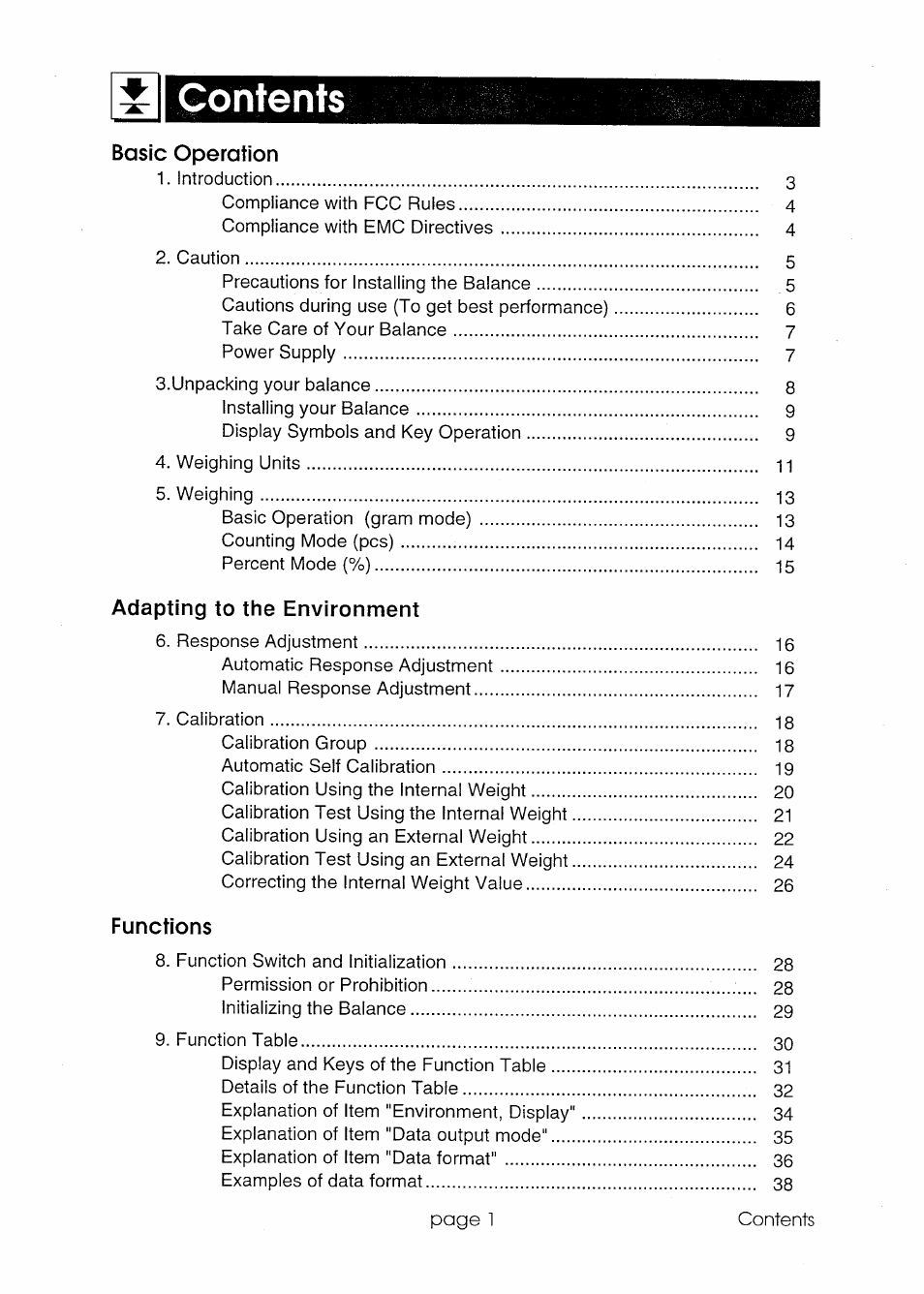 A&D GR Series GR-300 User Manual | Page 3 / 74