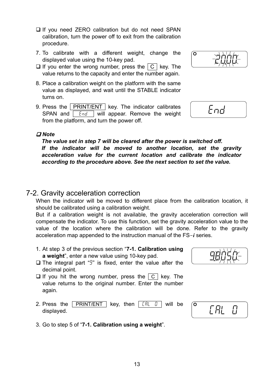 A&D FS-D User Manual | Page 15 / 24