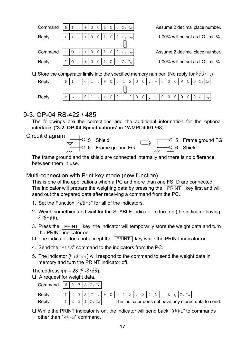 Circuit diagram | A&D FS-D User Manual | Page 19 / 24
