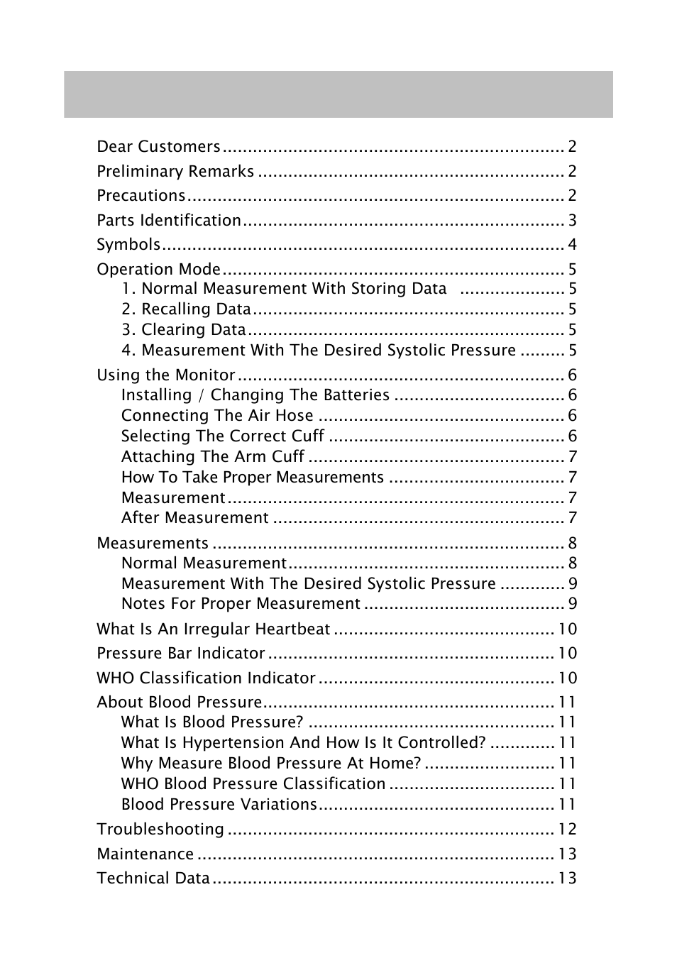A&D UA-767 30 User Manual | Page 2 / 15