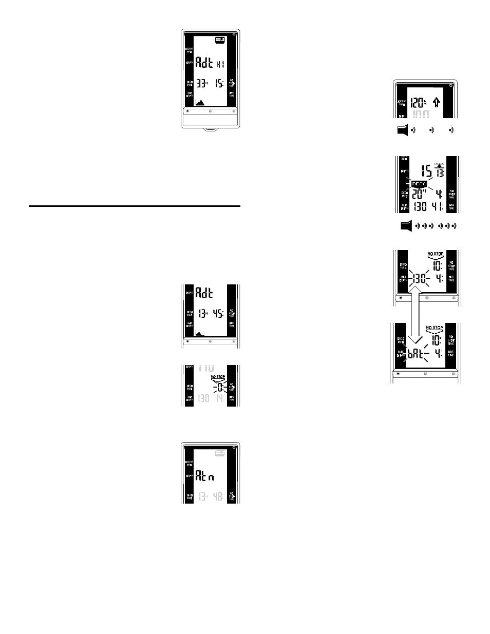 Exceeding the altitude limit, Summary of attention messages and alarms, Attention messages | Alarms, Summary of attention messages and, Attention messages alarms | A&D 2 Plus User Manual | Page 6 / 10