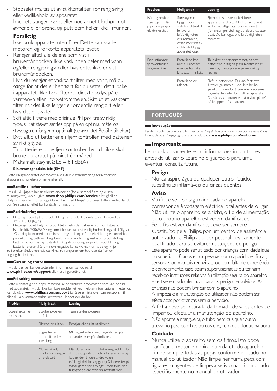 Philips PowerPro Active Beutelloser Staubsauger User Manual | Page 11 / 13