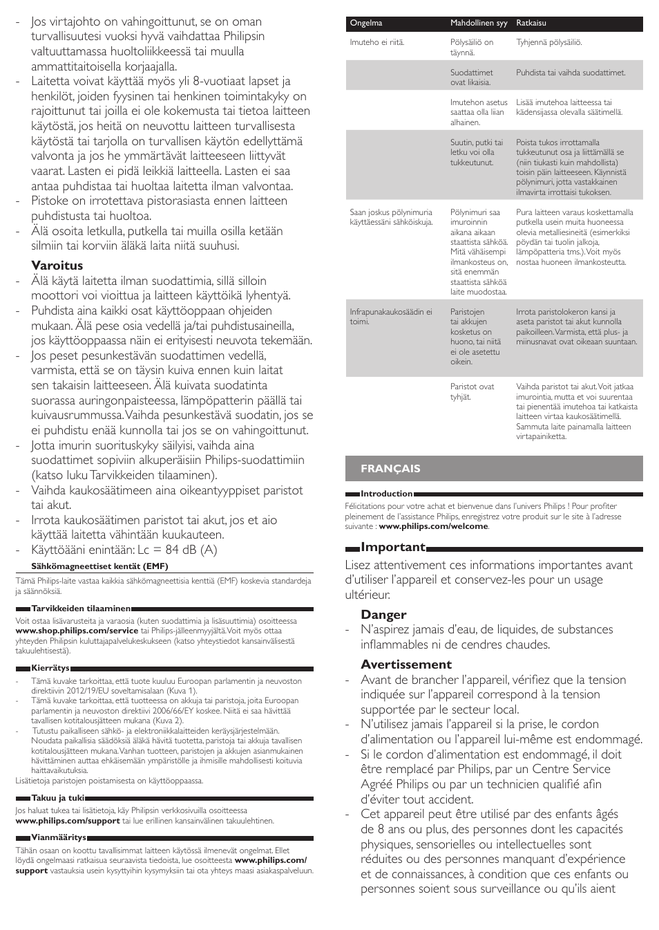 Philips PowerPro Active Beutelloser Staubsauger User Manual | Page 7 / 13