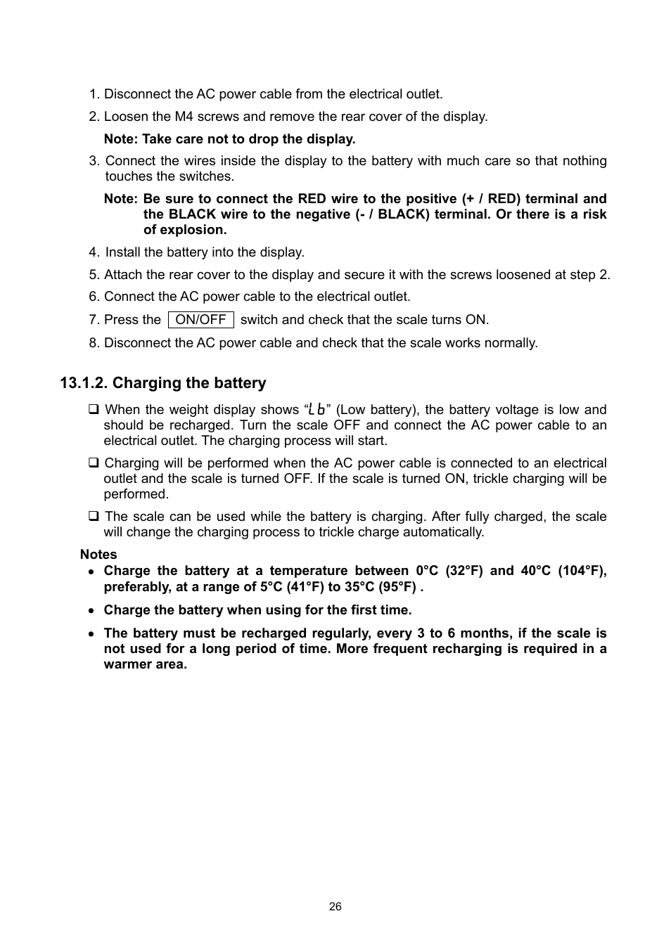 A&D Super Wash Down Scales SW-150KL User Manual | Page 28 / 46