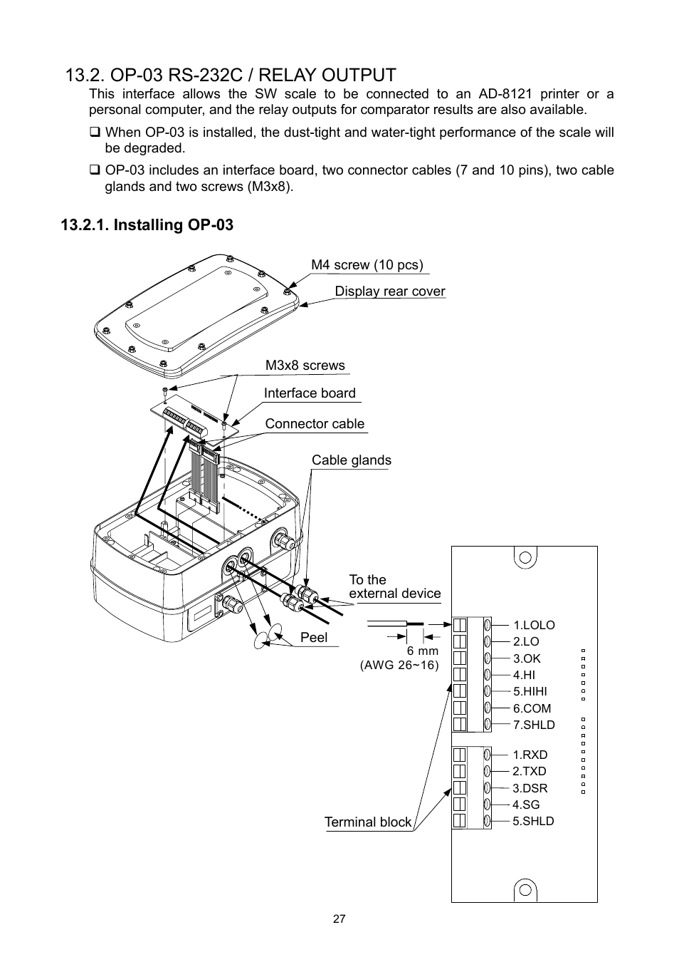 A&D Super Wash Down Scales SW-150KL User Manual | Page 29 / 46