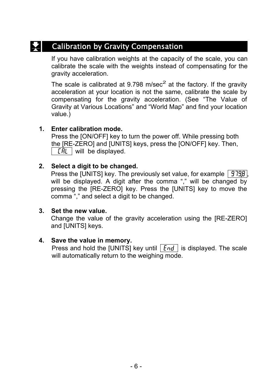 A&D Digital Scale SK-1000WP User Manual | Page 7 / 10