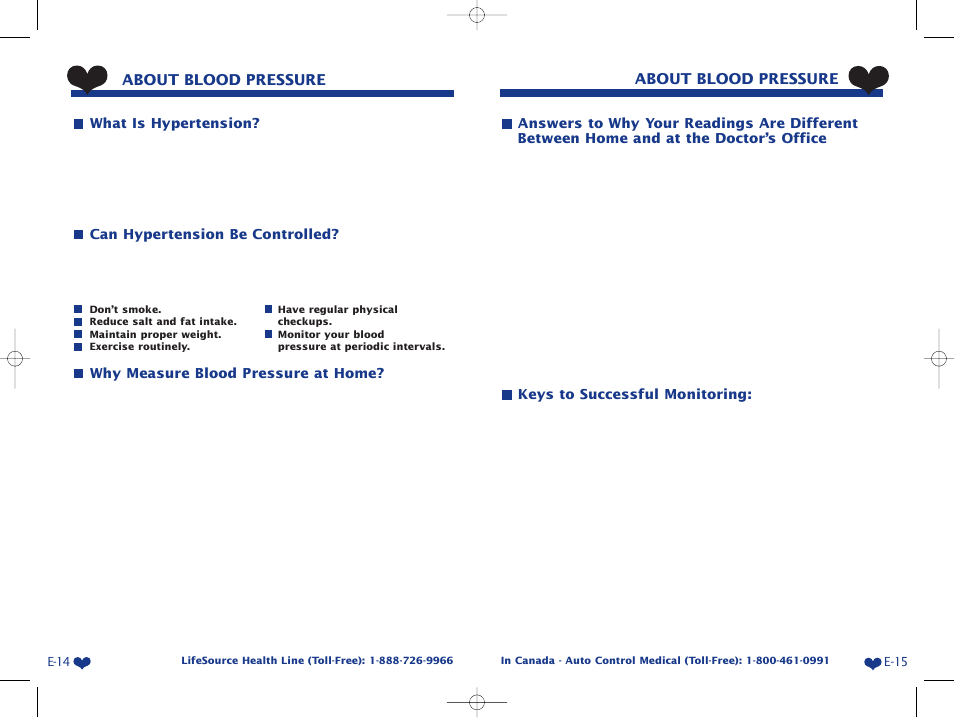 A&D Life Source Blood Pressure Monitor UA-767 Plus User Manual | Page 10 / 43