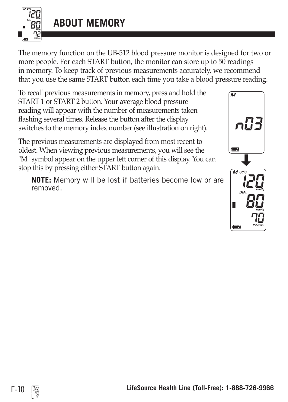 A&D Dual Memory Wrist Blood Pressure Monitor UB-512 User Manual | Page 14 / 23