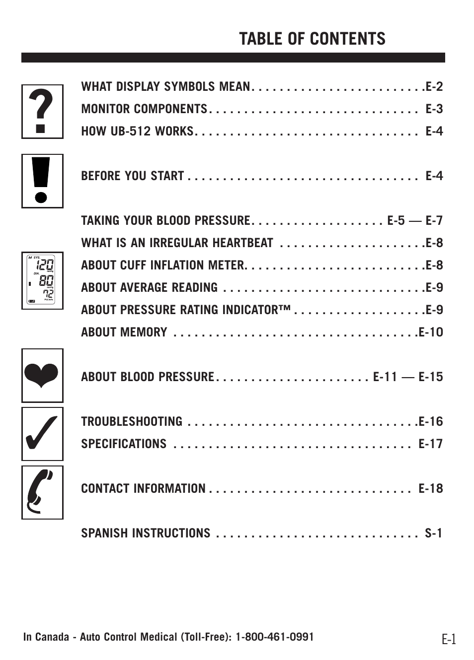 A&D Dual Memory Wrist Blood Pressure Monitor UB-512 User Manual | Page 5 / 23