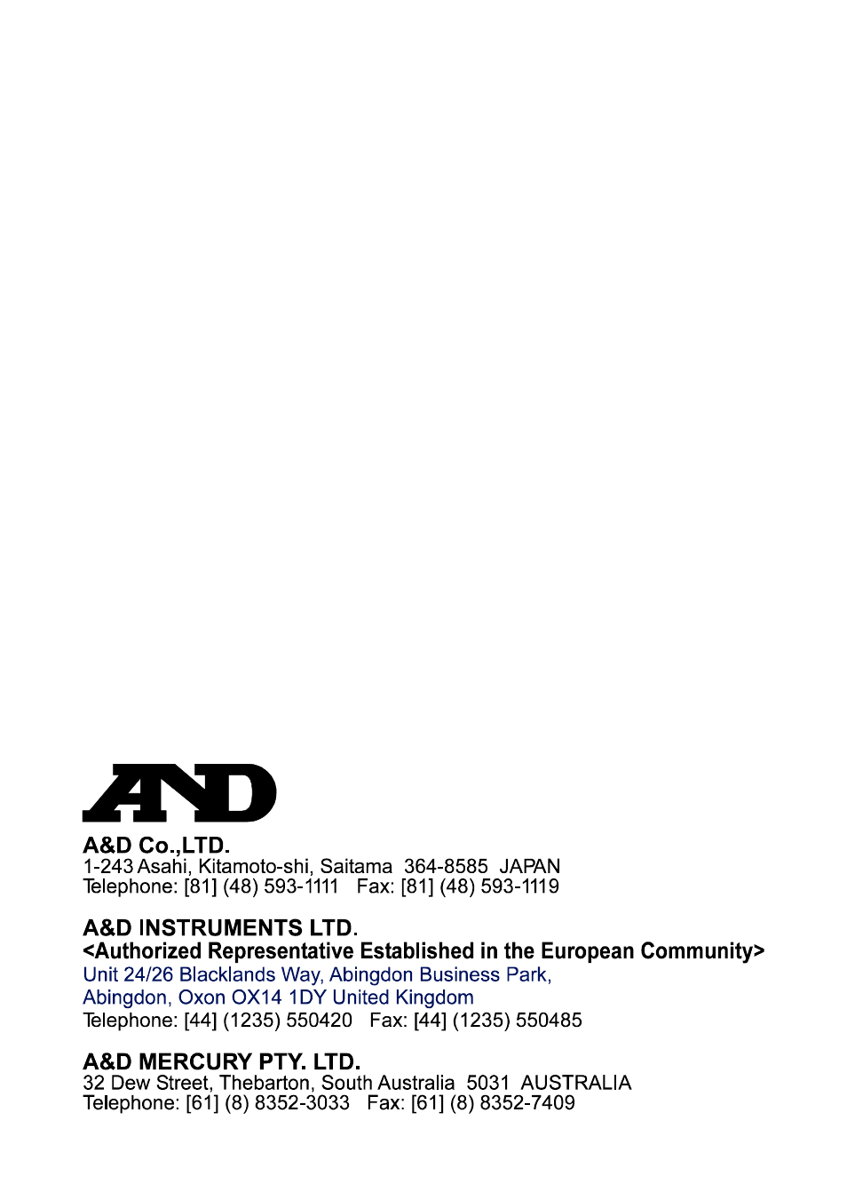 A&D UA-774 User Manual | Page 16 / 16