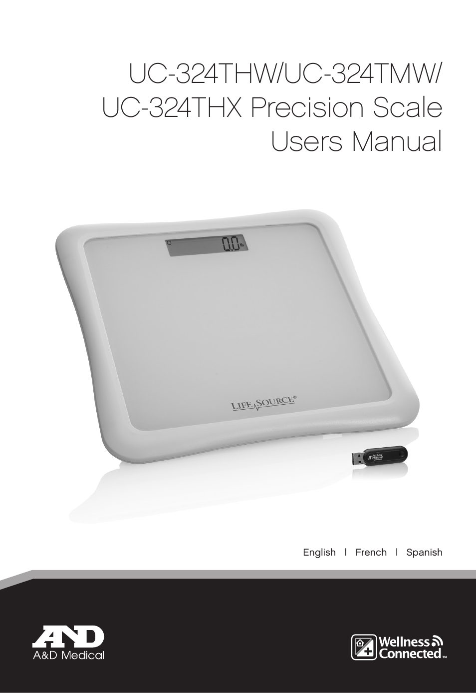 A&D Precision Scale UC-324THW User Manual | 36 pages