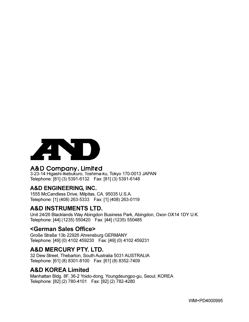 A&D Compact Scale HJ-150 User Manual | Page 4 / 4