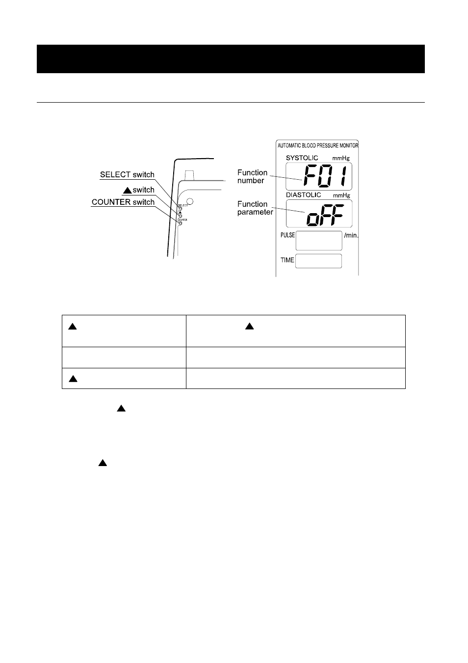 Setting the functions, 1 function setting mode | A&D Automatic Blood Pressure Monitor TM-2655P User Manual | Page 20 / 30