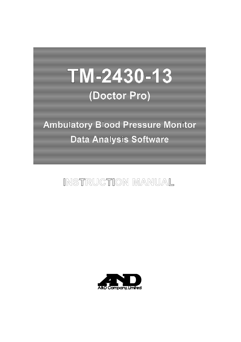 A&D TM-2430-13 User Manual | 69 pages