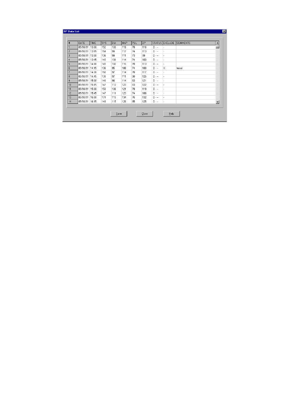 Excluding/including bp measurements, Entering comments | A&D TM-2430-13 User Manual | Page 21 / 69