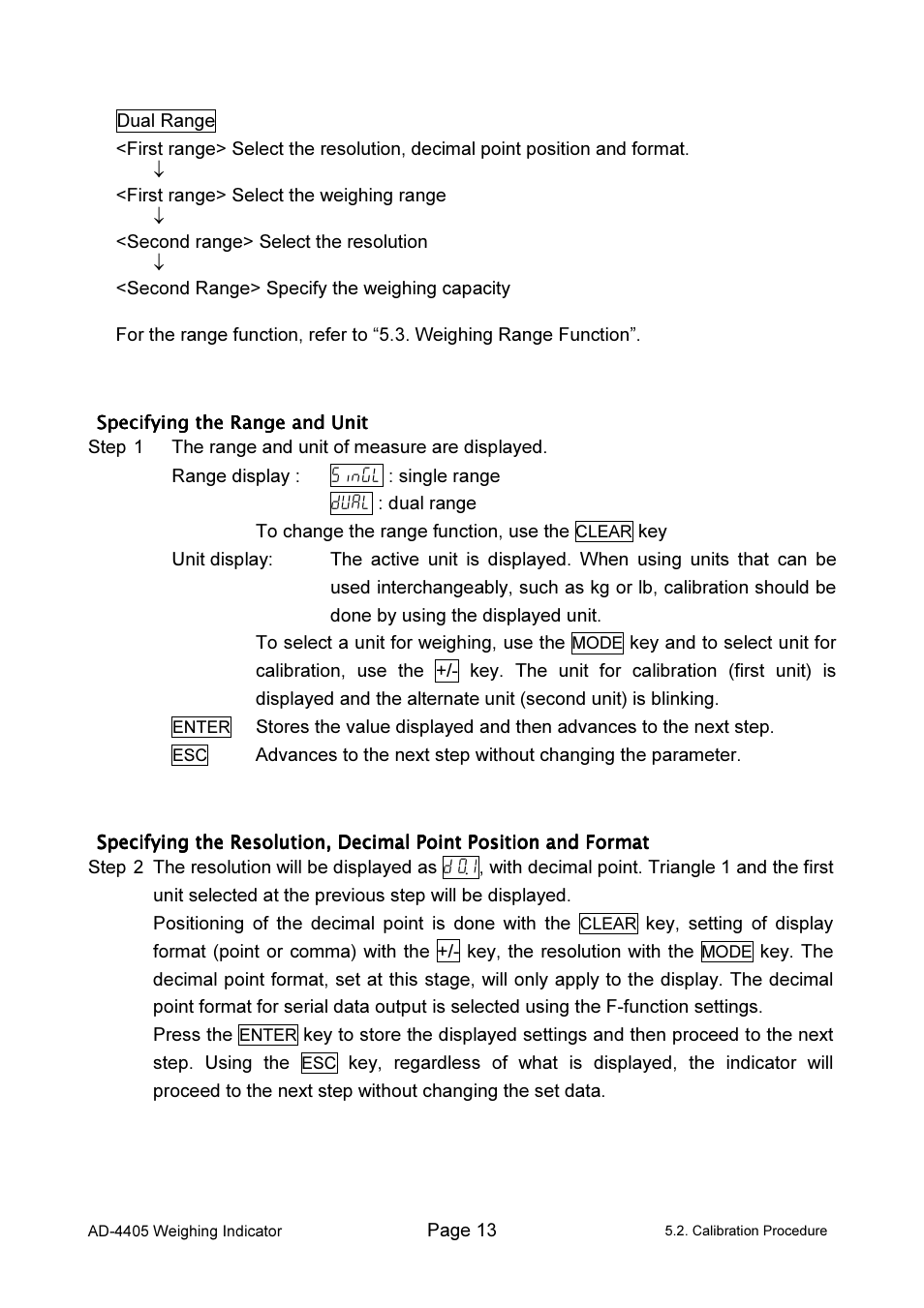 A&D Weighing Indicator AD-4405 User Manual | Page 15 / 80