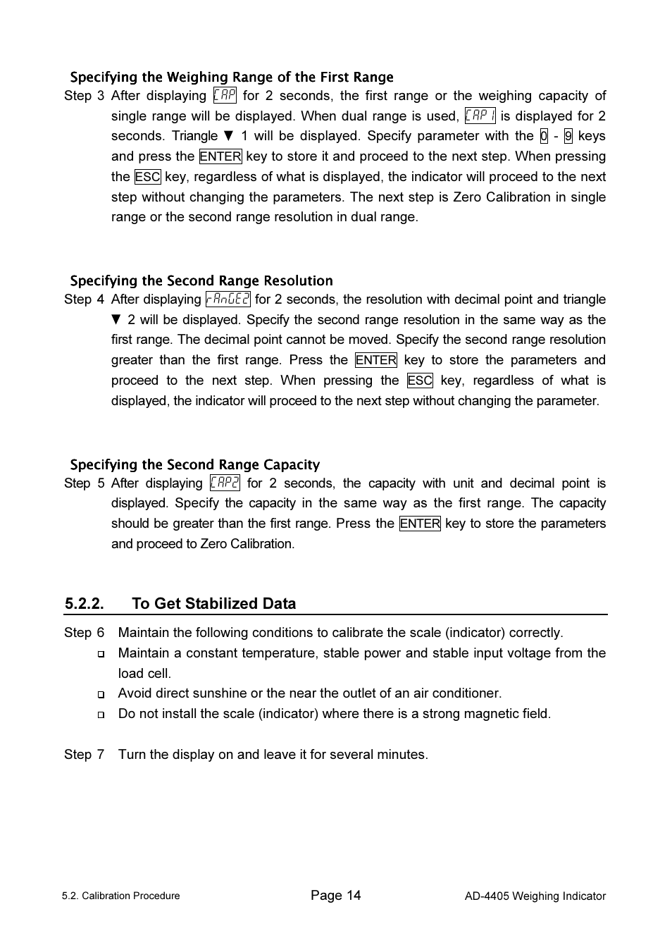 A&D Weighing Indicator AD-4405 User Manual | Page 16 / 80