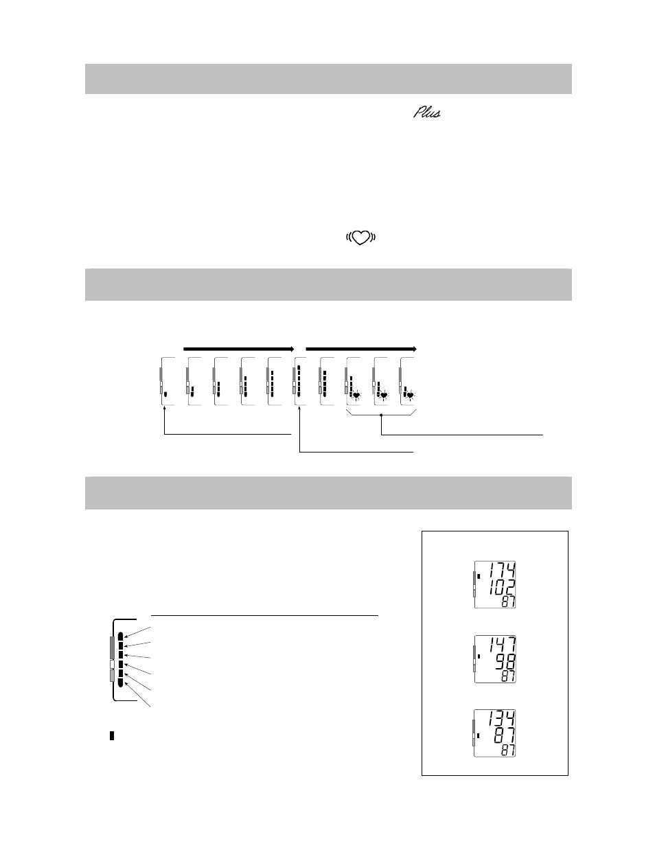 Indicatore a barre di pressione, Indicatore classificazione oms, Cosa è un battito cardiaco irregolare | Esempio | A&D UA-767 User Manual | Page 48 / 52