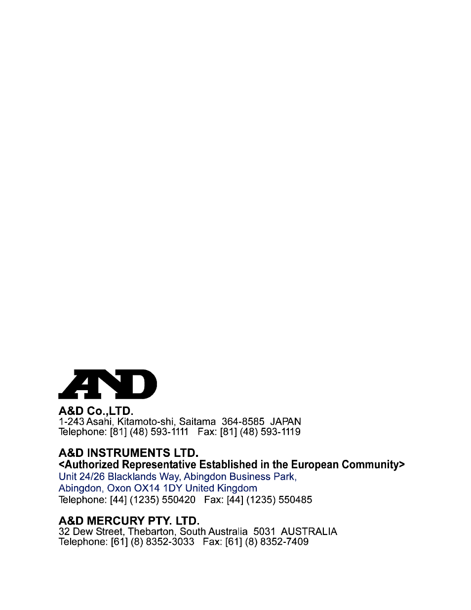 A&D UA-767 User Manual | Page 52 / 52