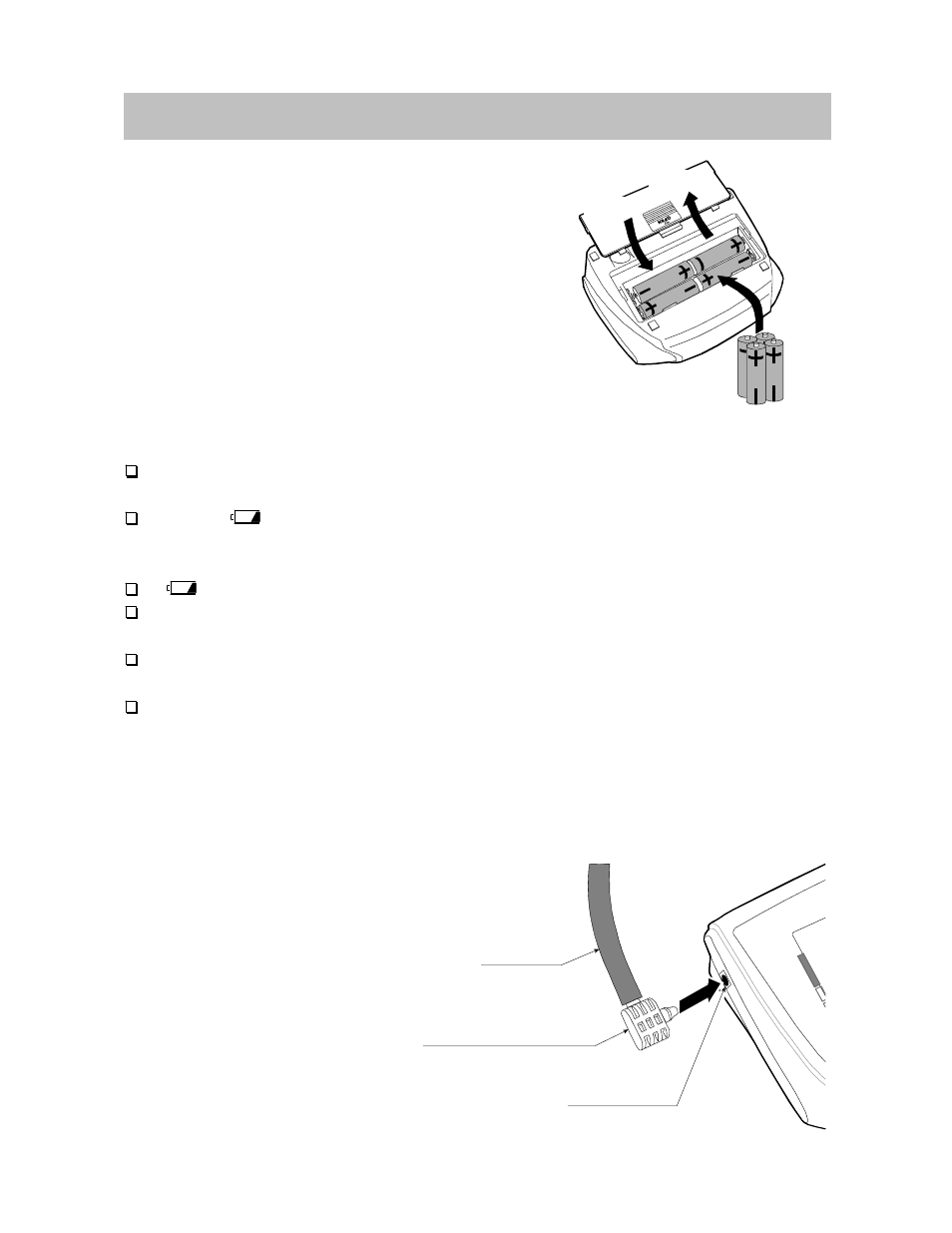 Using the monitor, Installing / changing the batteries, Connecting the air hose | A&D UA-767 User Manual | Page 7 / 52
