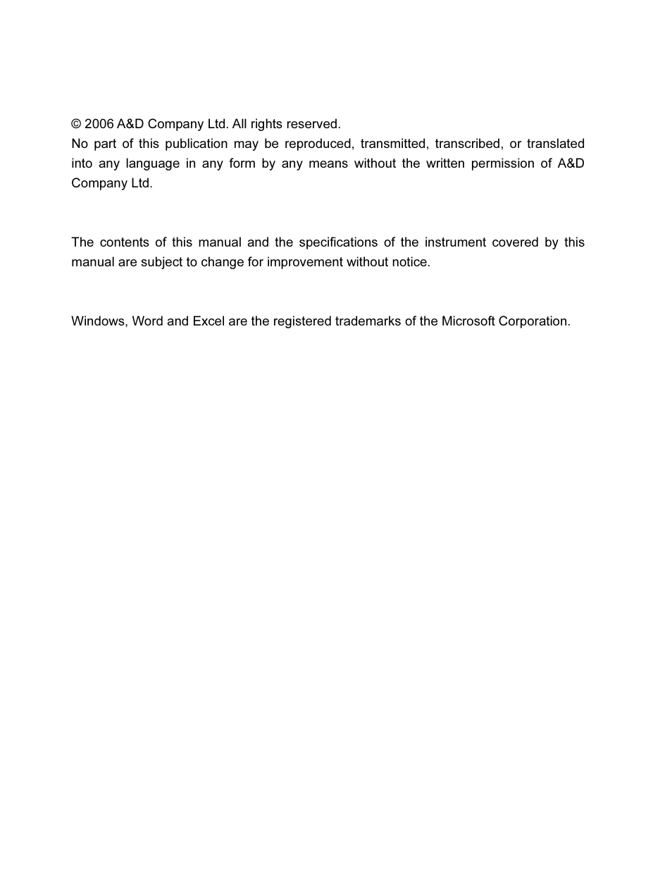 A&D FX-i SERIES User Manual | Page 2 / 72