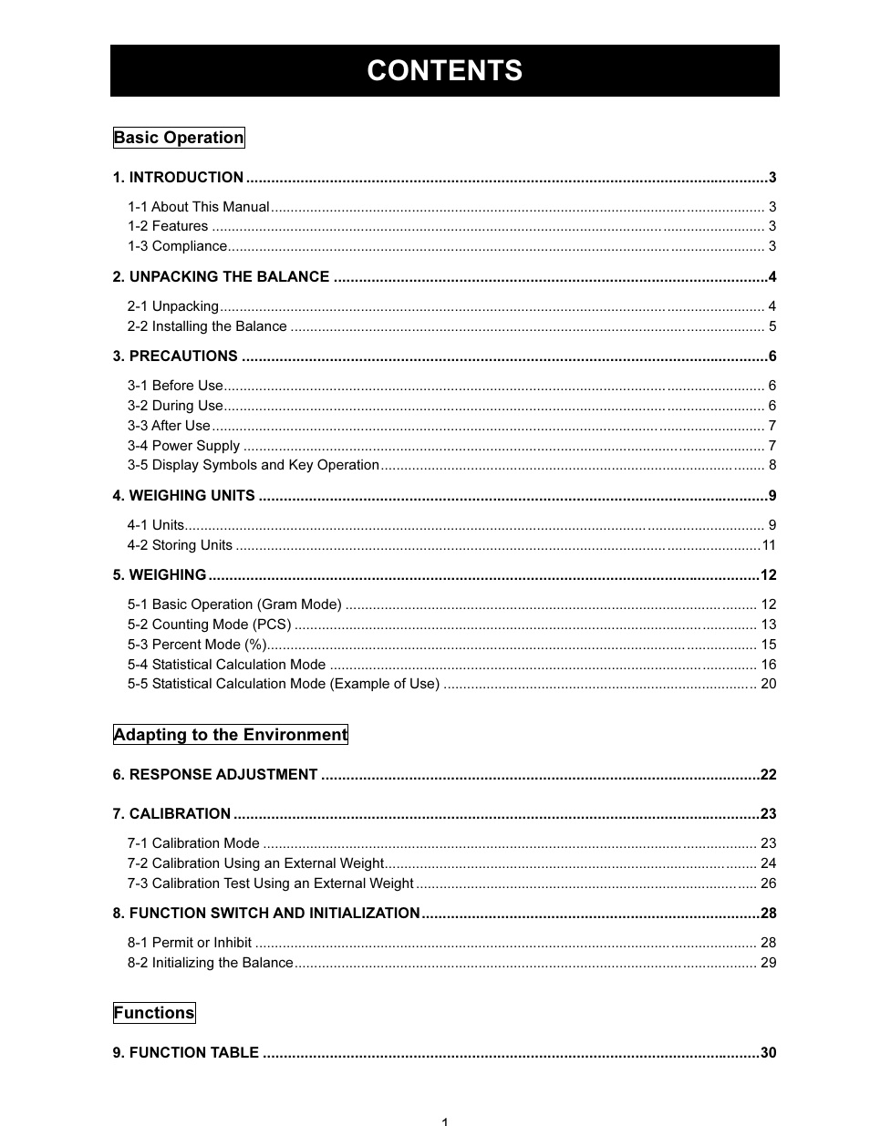 A&D FX-i SERIES User Manual | Page 3 / 72
