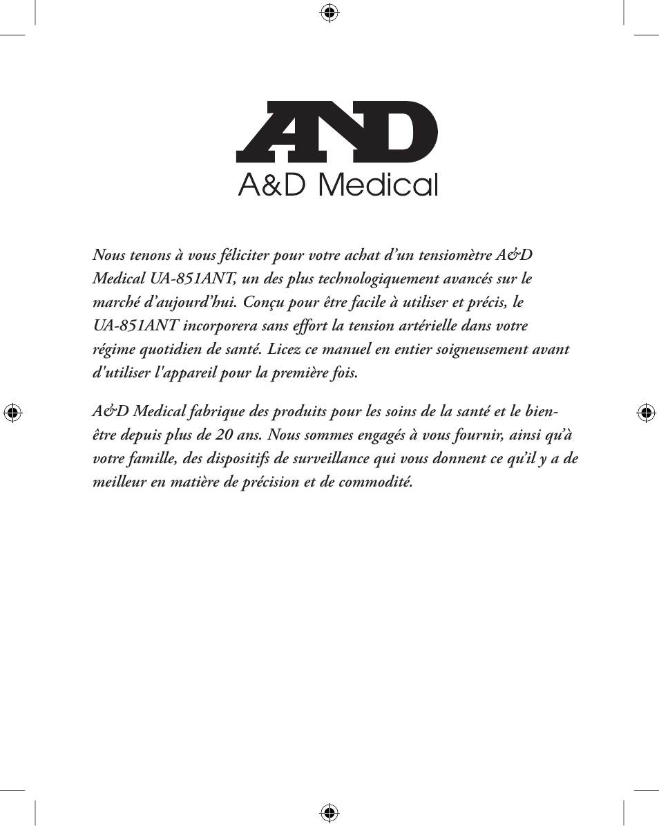 A&D Wireless Automatic Blood Pressure Monitor UA-851ANT User Manual | Page 26 / 69