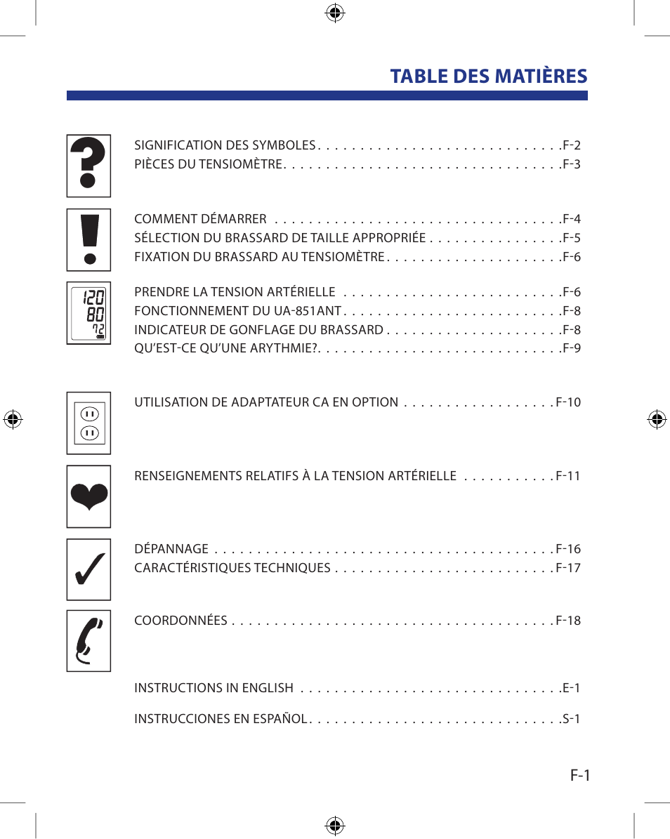 A&D Wireless Automatic Blood Pressure Monitor UA-851ANT User Manual | Page 27 / 69