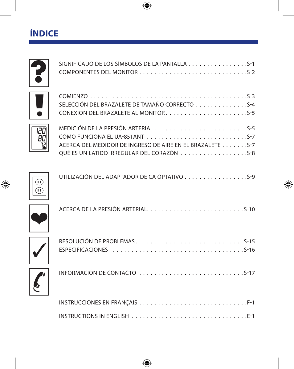 A&D Wireless Automatic Blood Pressure Monitor UA-851ANT User Manual | Page 49 / 69