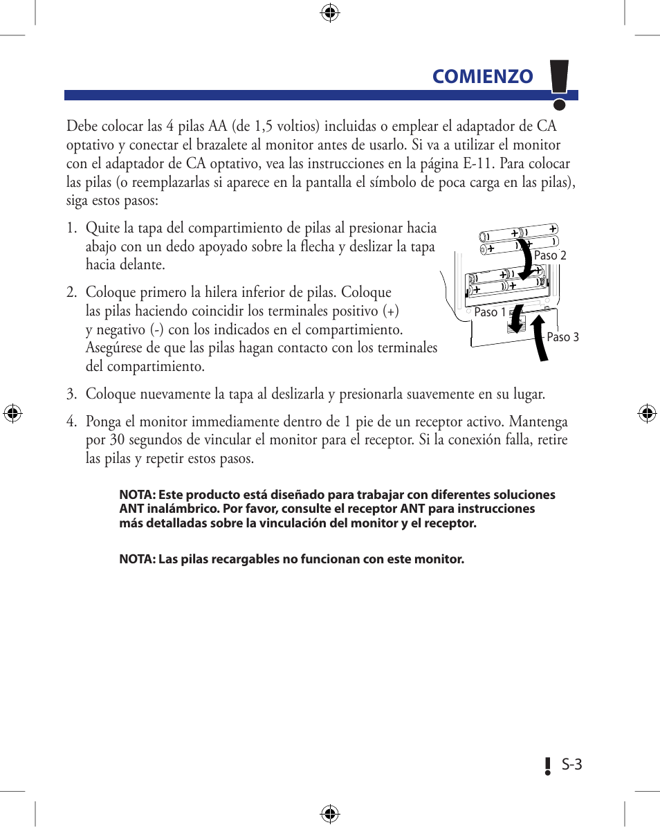 Comienzo | A&D Wireless Automatic Blood Pressure Monitor UA-851ANT User Manual | Page 53 / 69